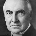 President Warren G Harding